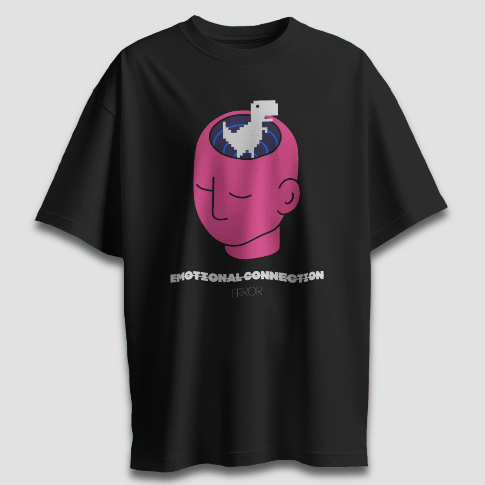 Emotional Connection Error - Chapter26 premium oversized graphic t-shirt detail