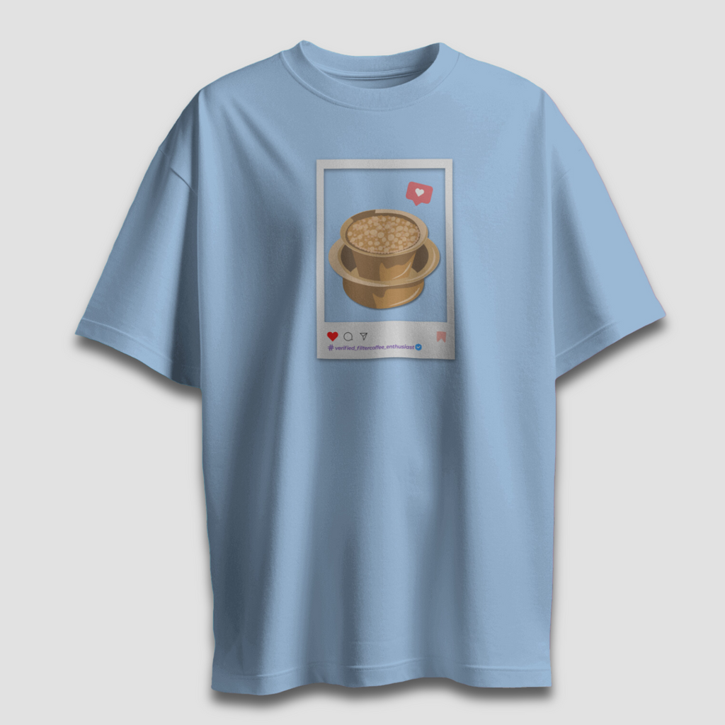 Filter Coffee Enthusiast - Chapter26 premium oversized graphic t-shirt detail