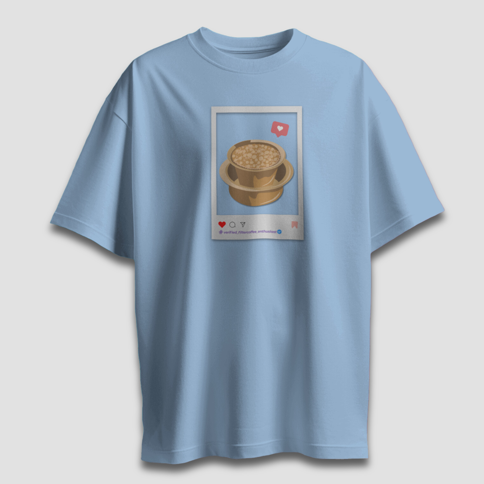Filter Coffee Enthusiast - Chapter26 premium oversized graphic t-shirt detail
