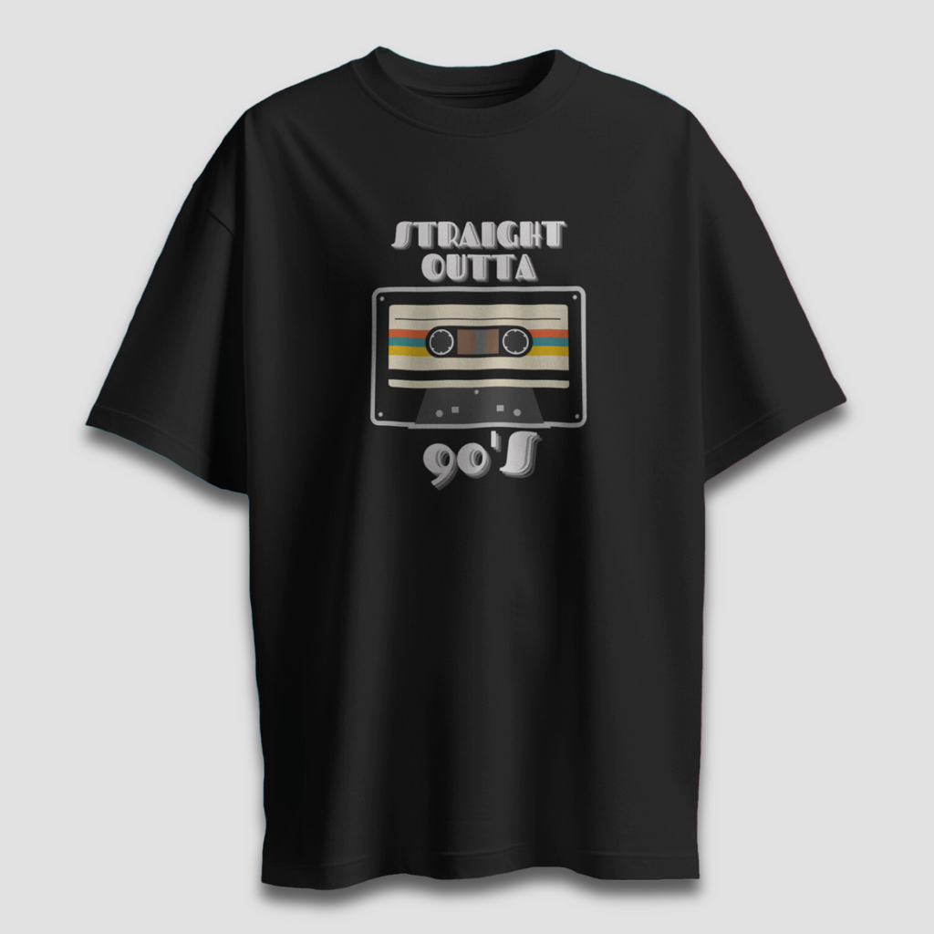 Straight Outta 90s - Chapter26 premium oversized graphic t-shirt
