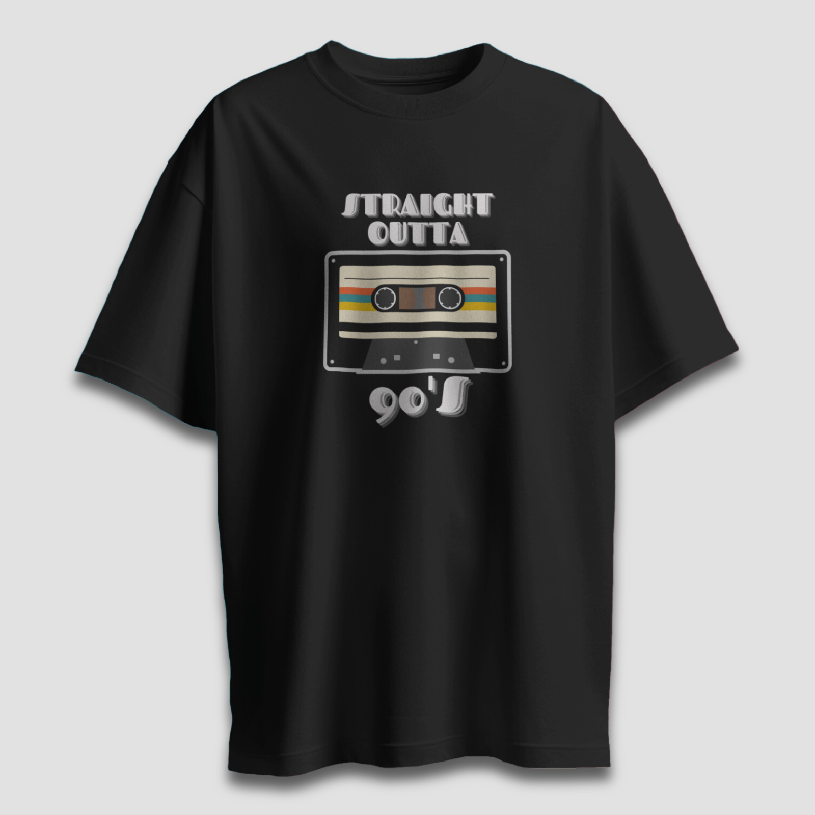 Straight Outta 90s - Chapter26 premium oversized graphic t-shirt