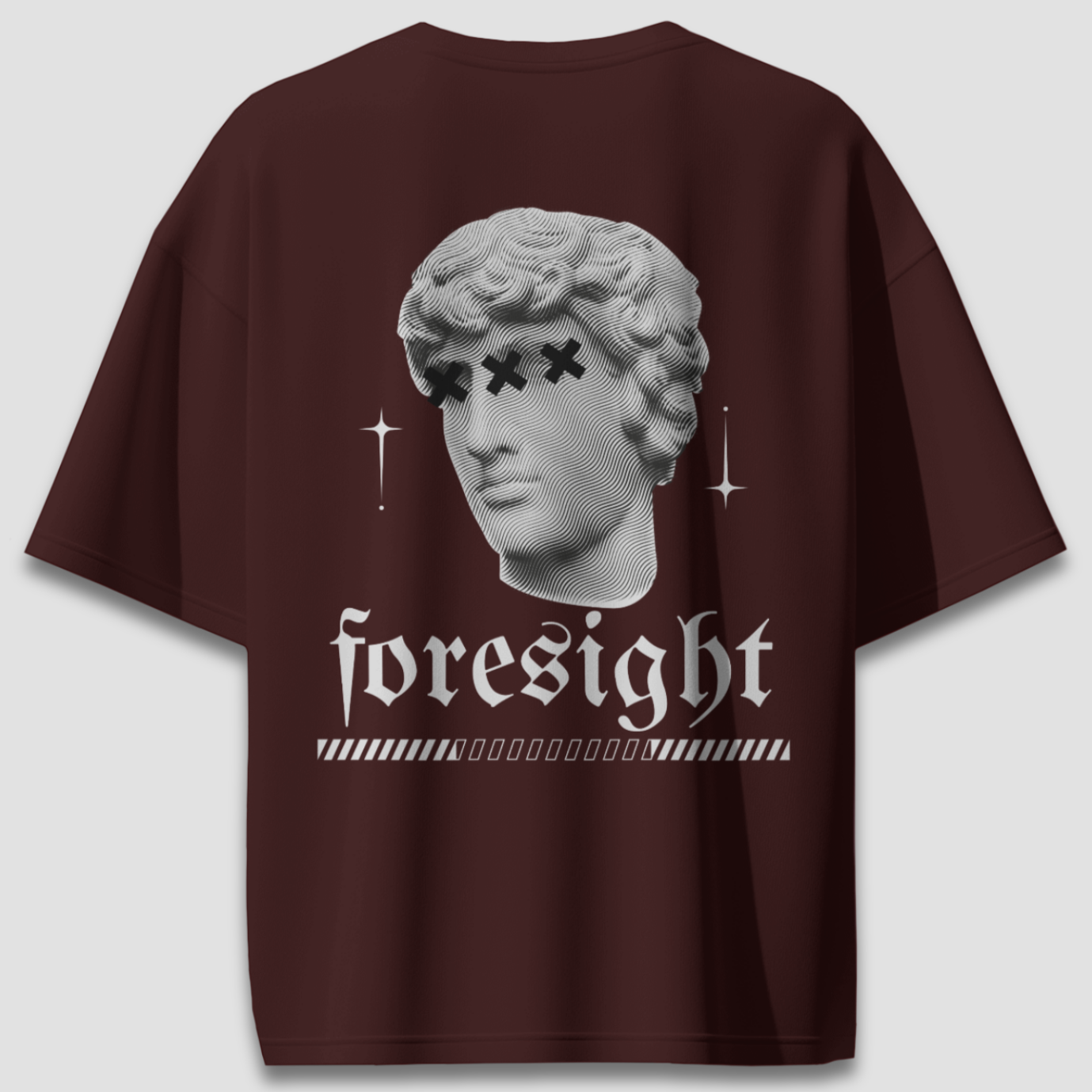 Foresight - Chapter26 premium oversized graphic t-shirt detail