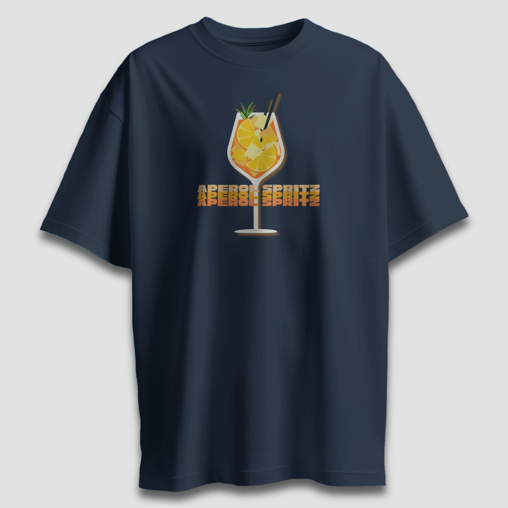 Aperol Spritz - Chapter26 premium oversized graphic t-shirt detail