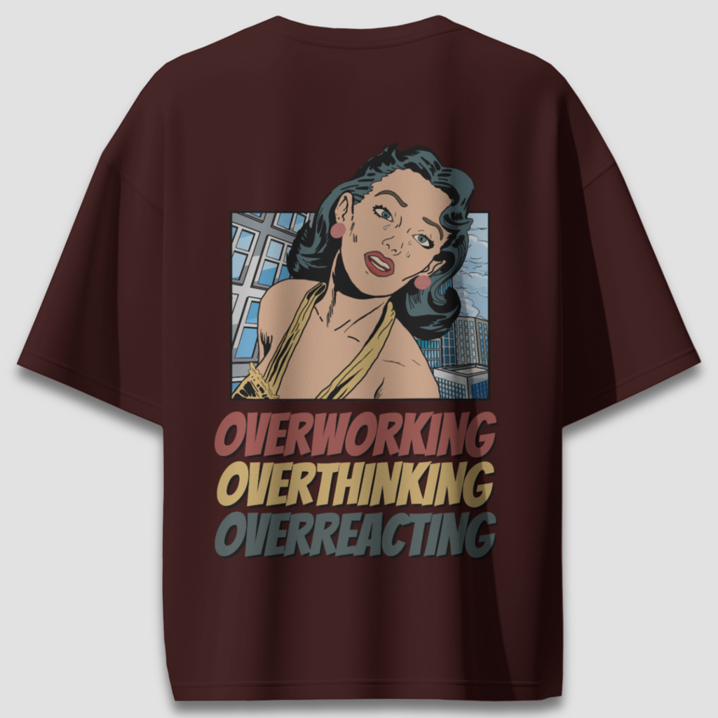 Overworking - Chapter26 premium oversized graphic t-shirt detail