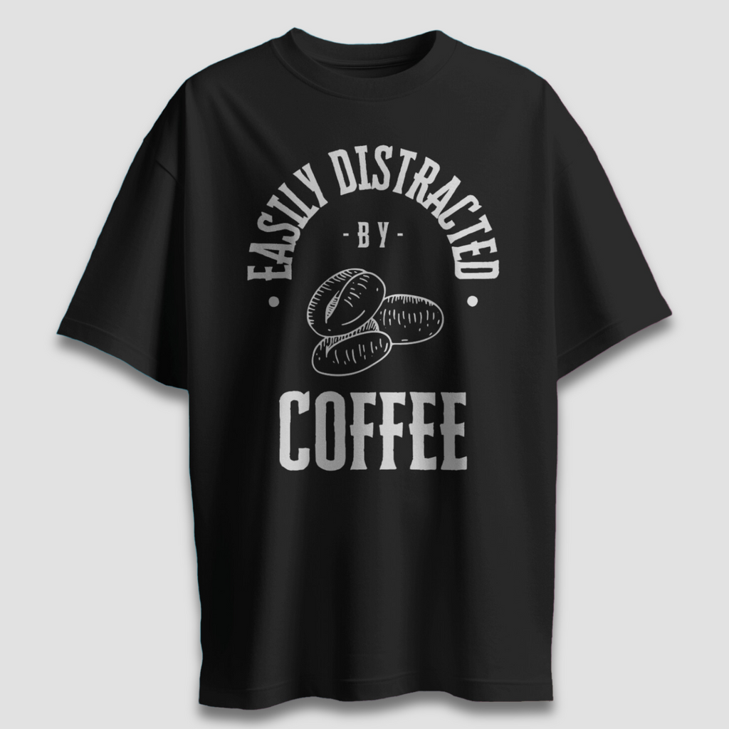 Distracted by Coffee Dark - Chapter26 premium oversized graphic t-shirt