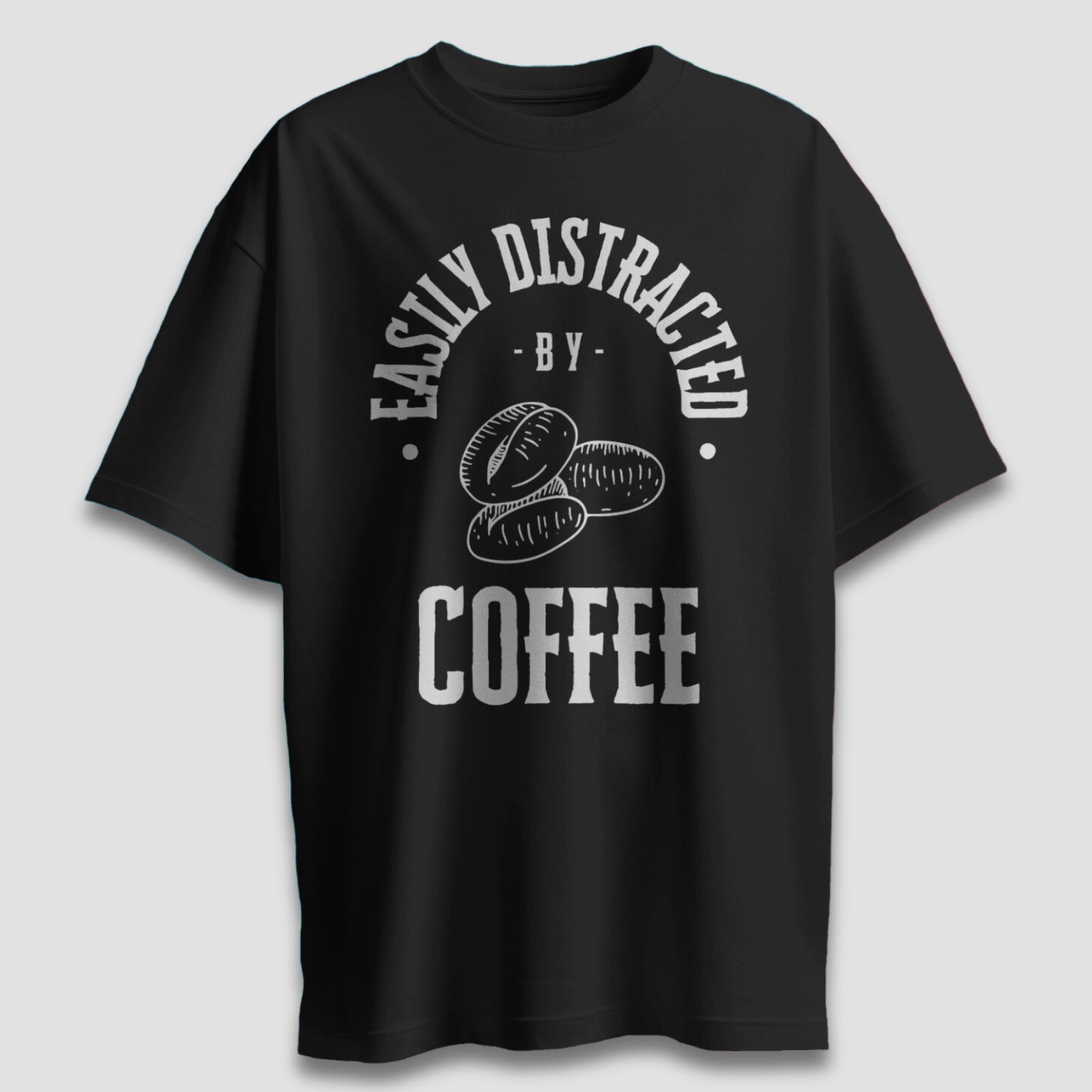Distracted by Coffee Dark - Chapter26 premium oversized graphic t-shirt