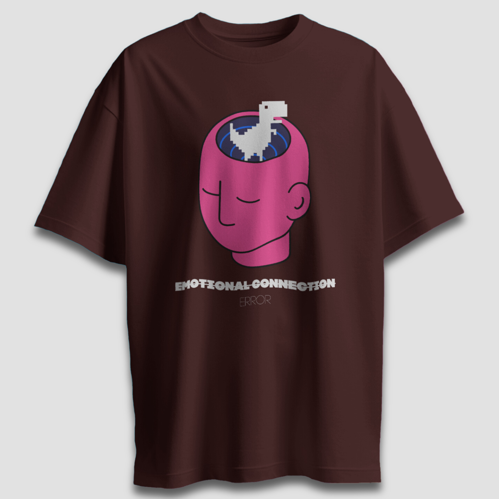 Emotional Connection Error - Chapter26 premium oversized graphic t-shirt detail