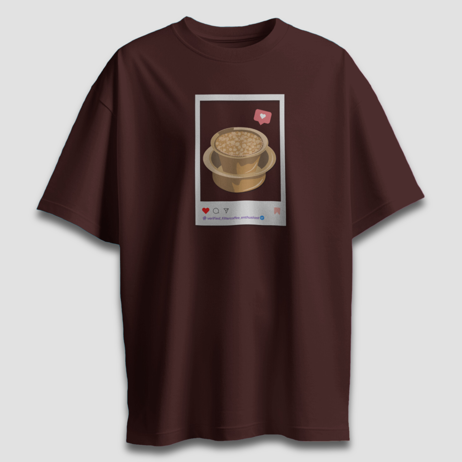 Filter Coffee Enthusiast - Chapter26 premium oversized graphic t-shirt detail