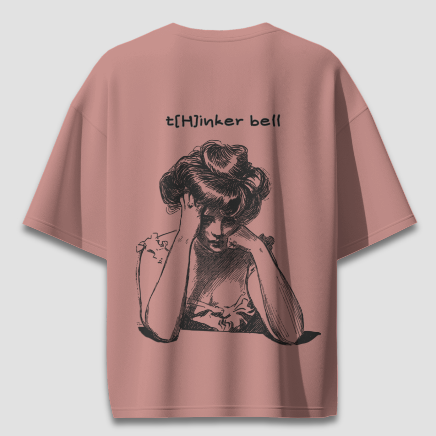 Thinker Bell - Flamingo - Chapter26 premium oversized graphic t-shirt