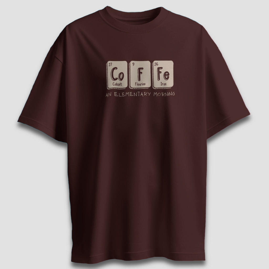 Elementary Coffee - Chapter26 premium oversized graphic t-shirt detail
