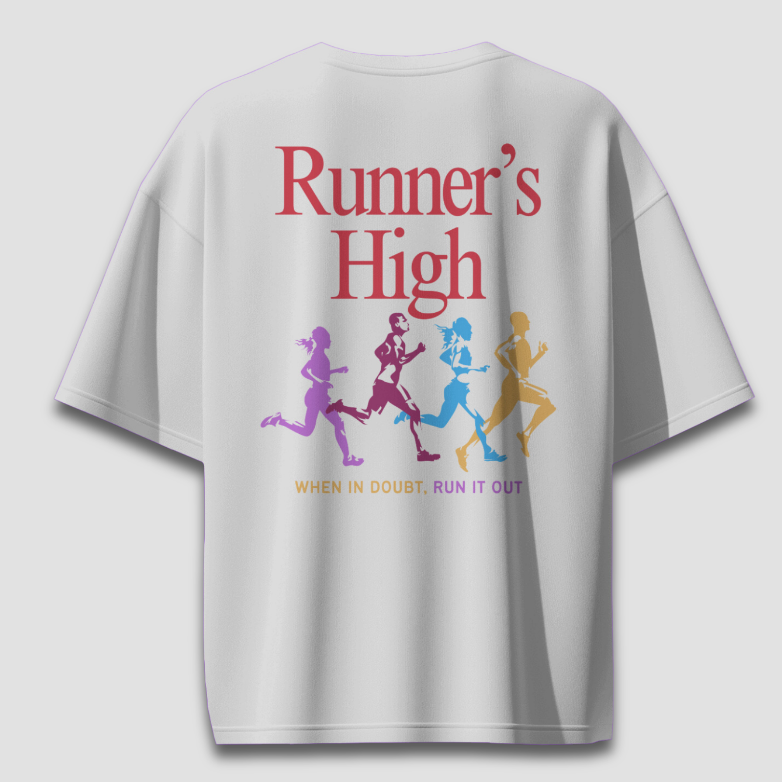 Runner's High - Chapter26 premium oversized graphic t-shirt detail