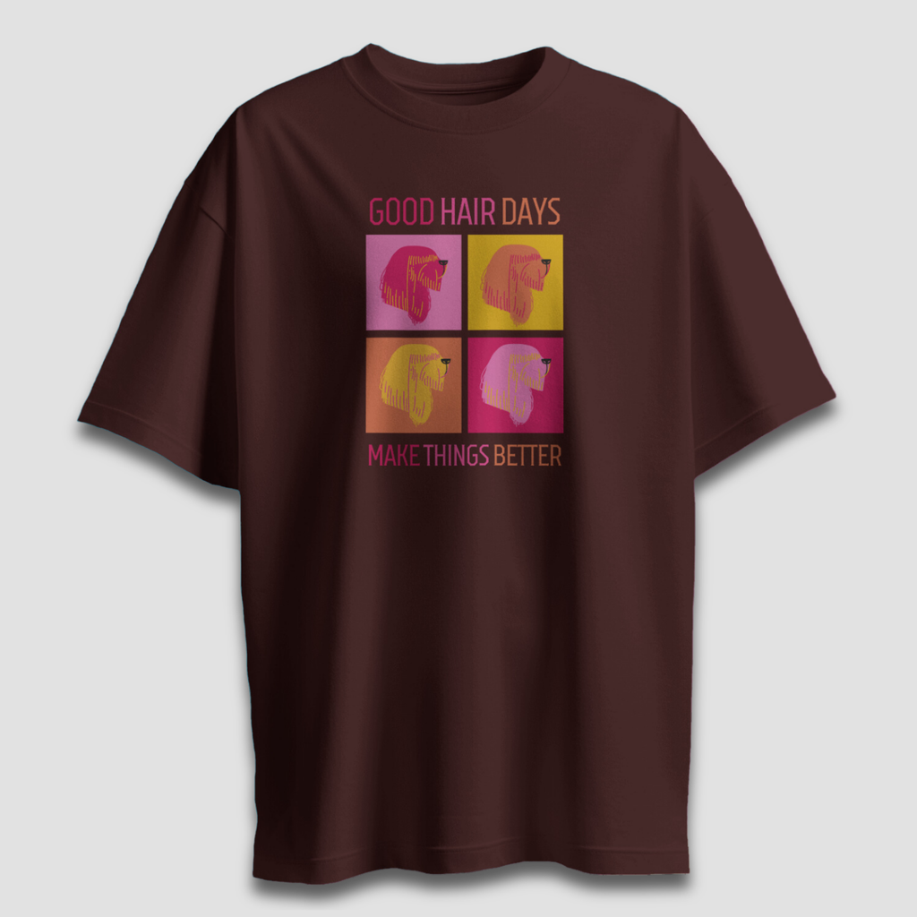 Good Hair Days - Chapter26 premium oversized graphic t-shirt detail