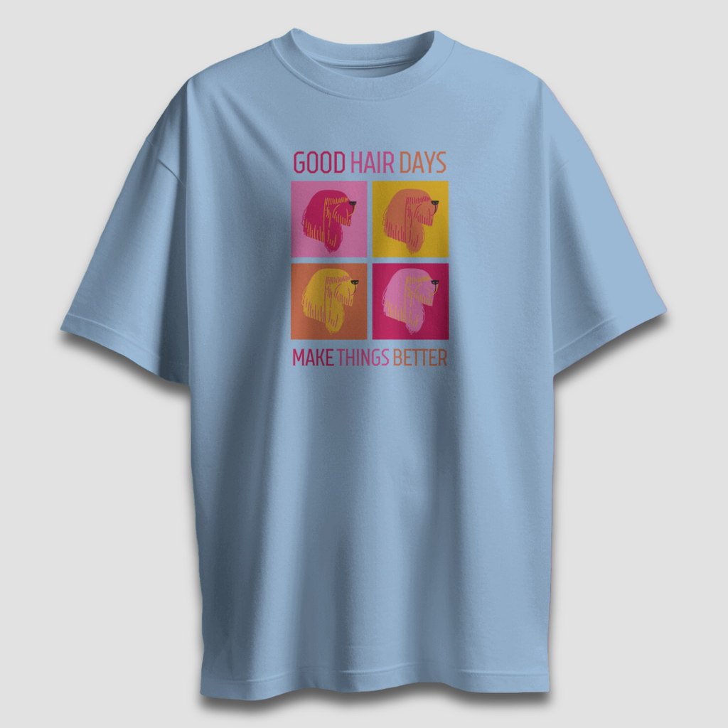 Good Hair Days - Chapter26 premium oversized graphic t-shirt detail