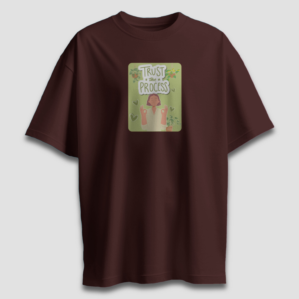 Trust The Process - Chapter26 premium oversized graphic t-shirt detail