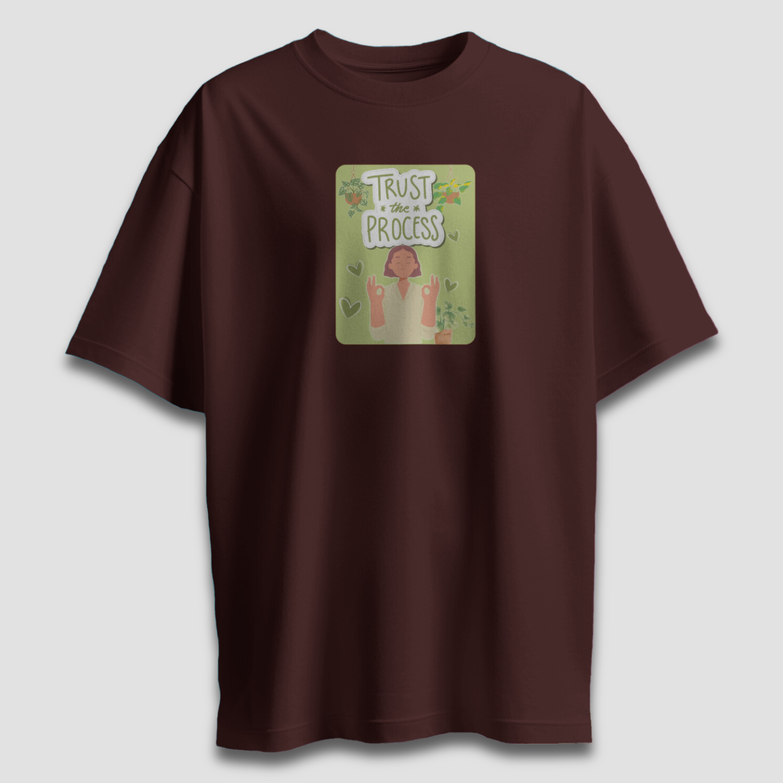 Trust The Process - Chapter26 premium oversized graphic t-shirt detail