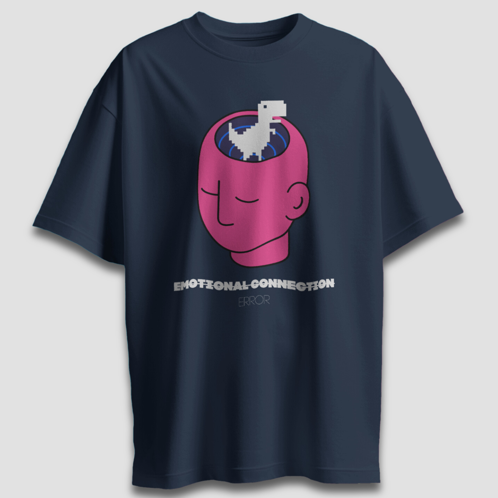 Emotional Connection Error - Chapter26 premium oversized graphic t-shirt detail