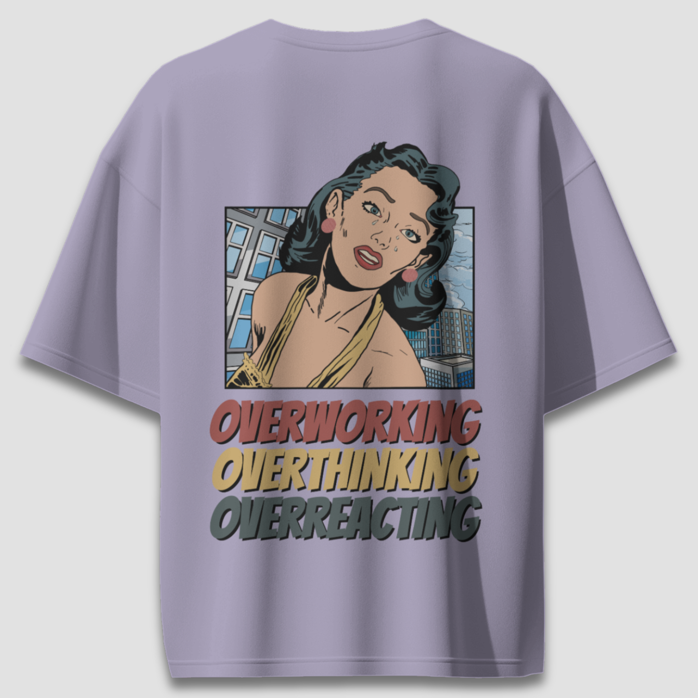Overworking - Chapter26 premium oversized graphic t-shirt detail