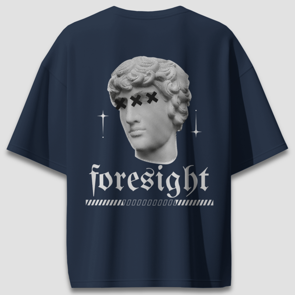 Foresight - Chapter26 premium oversized graphic t-shirt detail