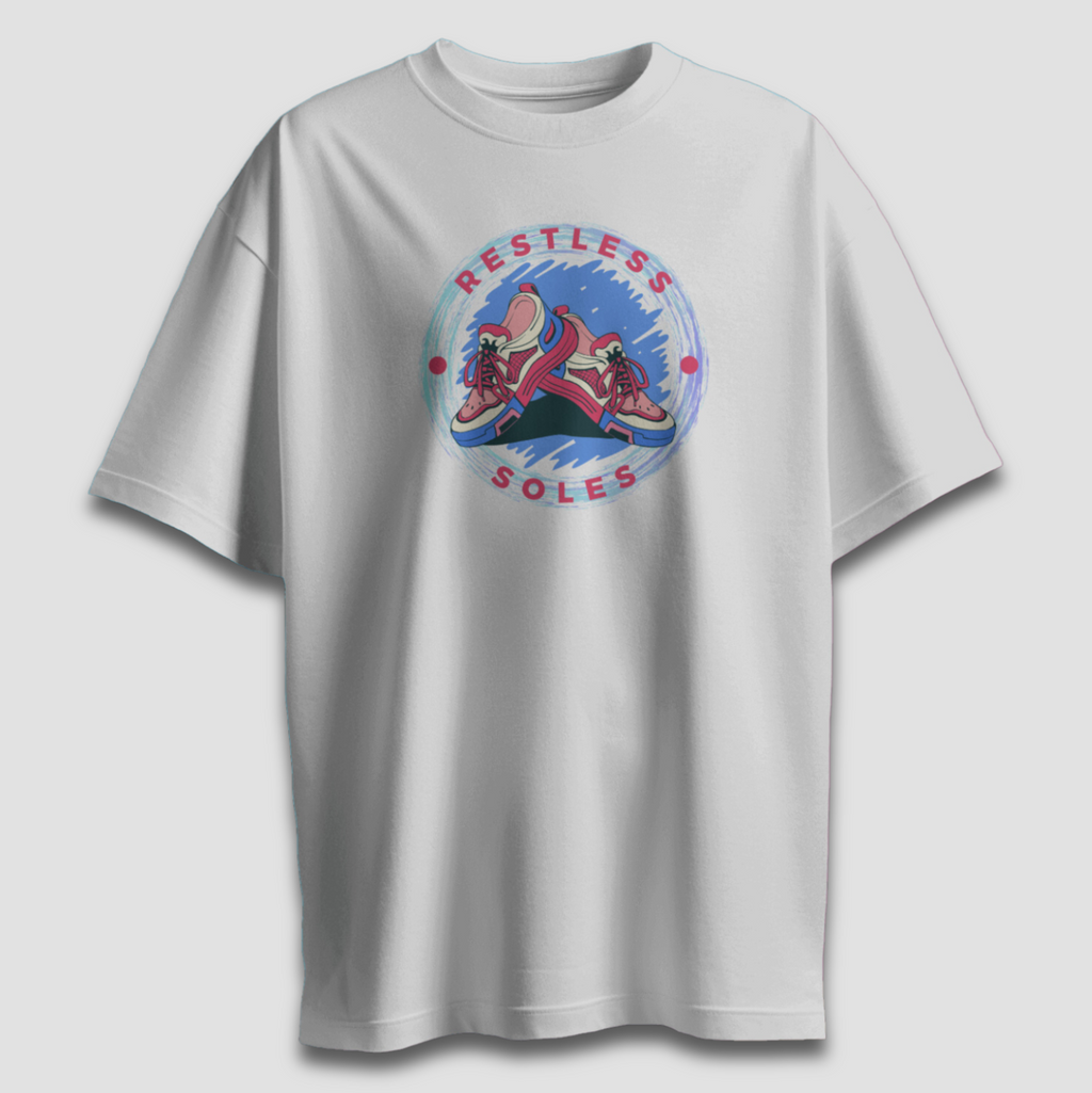 Restless Soles - Chapter26 premium oversized graphic t-shirt detail