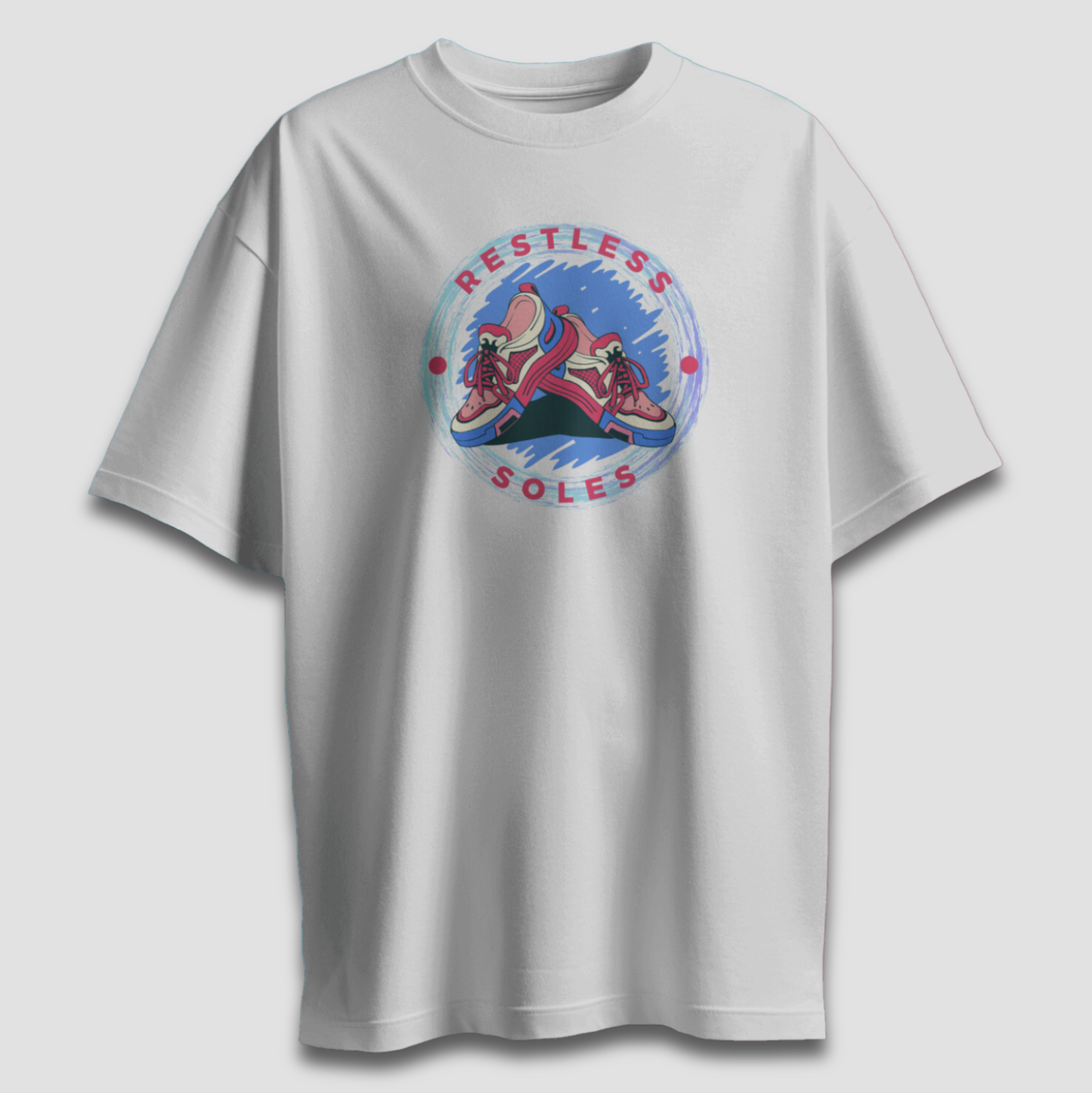 Restless Soles - Chapter26 premium oversized graphic t-shirt detail
