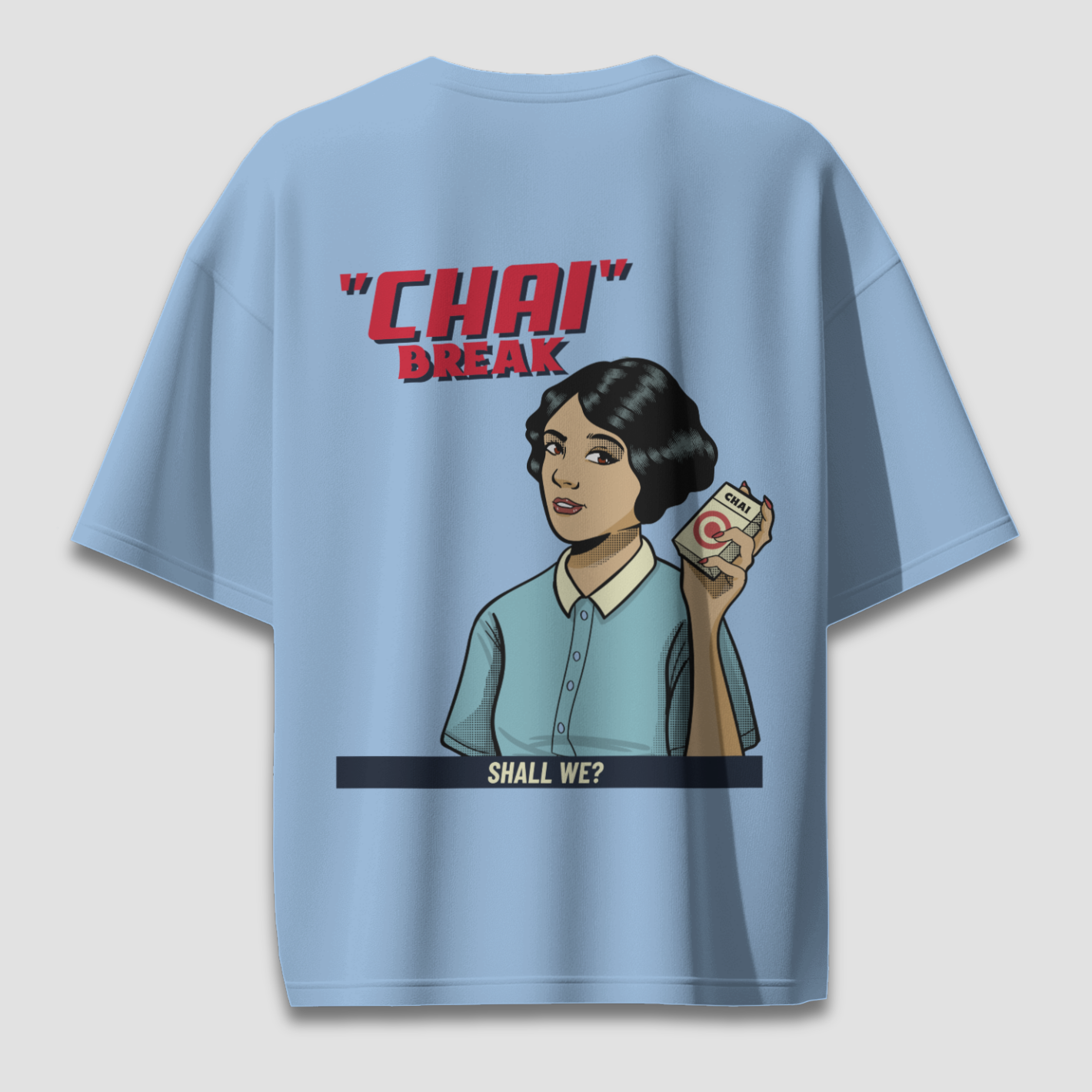 Chai Break - Chapter26 premium oversized graphic t-shirt detail