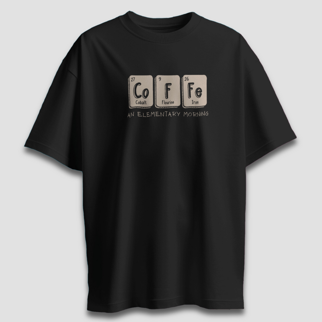 Elementary Coffee - Chapter26 premium oversized graphic t-shirt detail