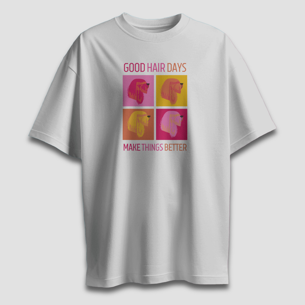 Good Hair Days - Chapter26 premium oversized graphic t-shirt detail