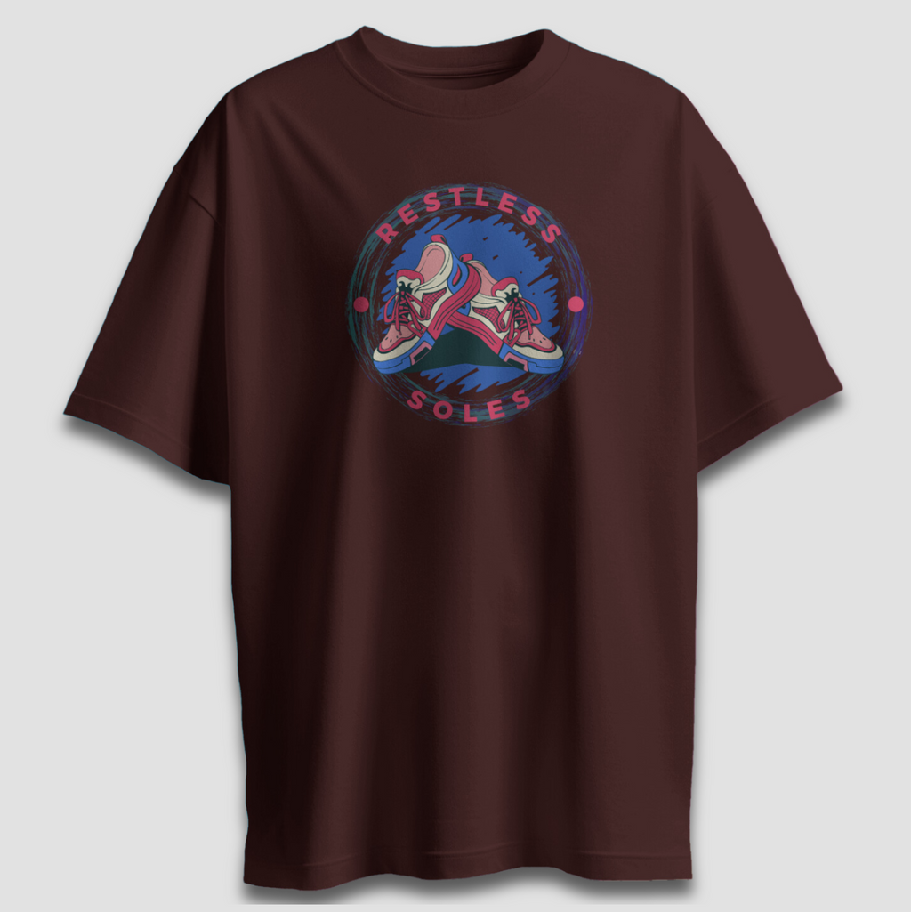 Restless Soles - Chapter26 premium oversized graphic t-shirt detail
