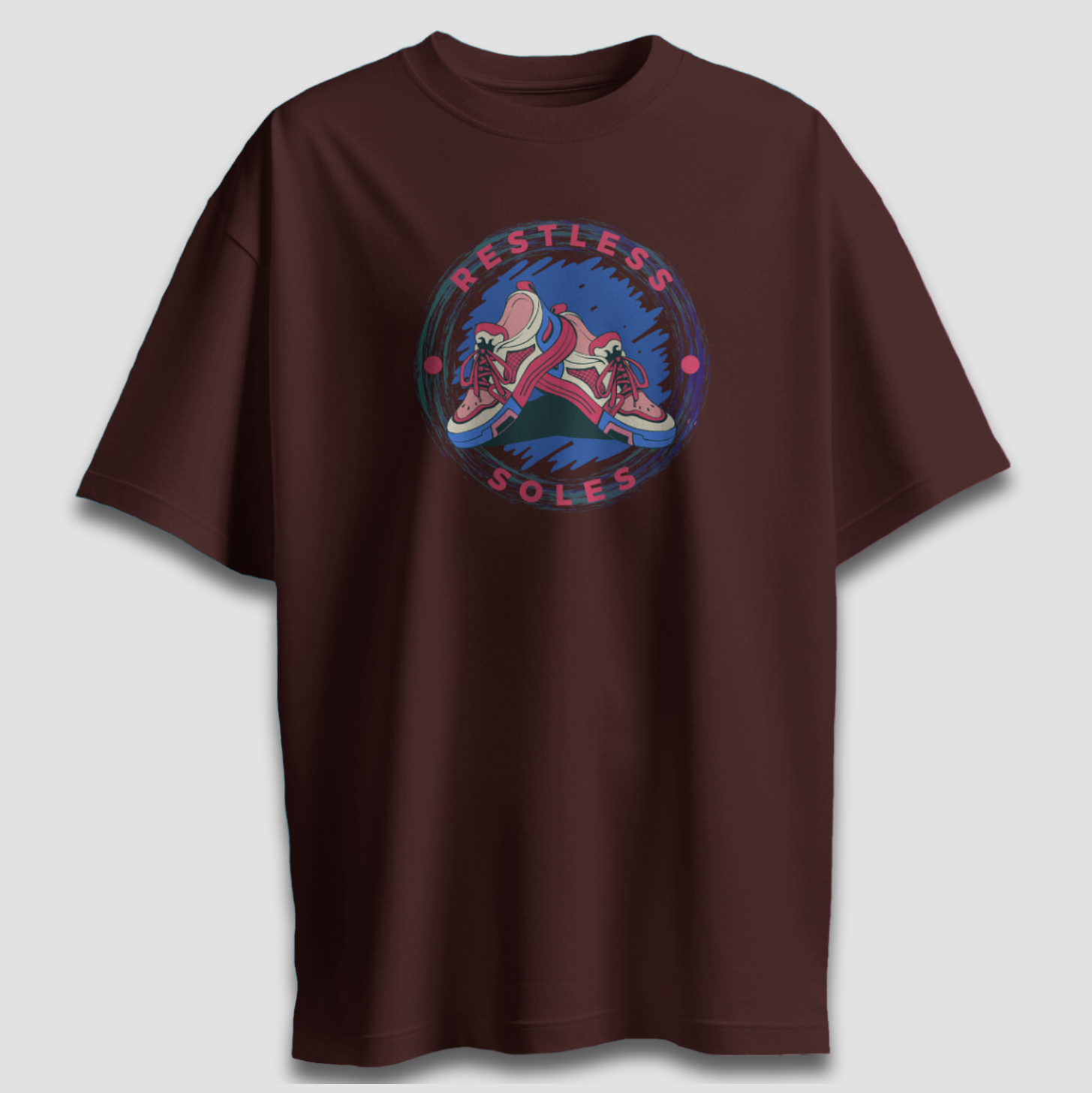 Restless Soles - Chapter26 premium oversized graphic t-shirt detail