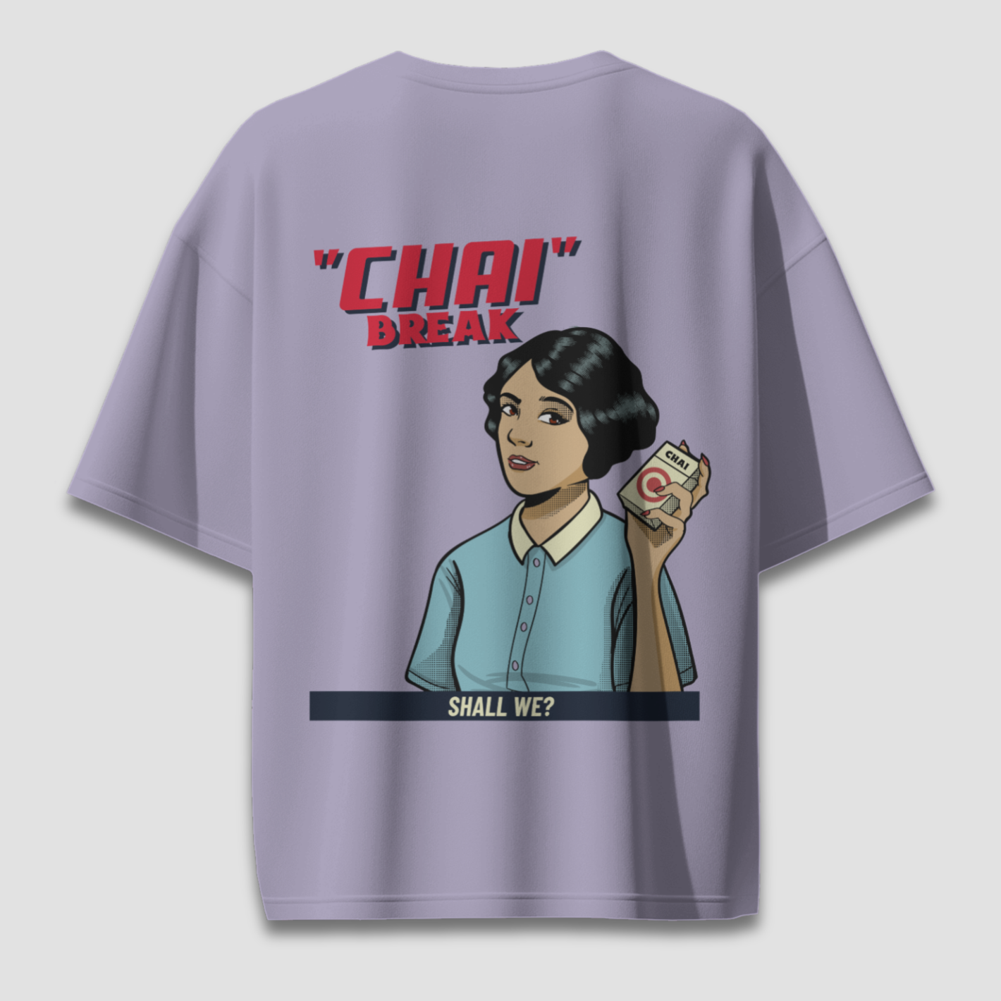 Chai Break - Chapter26 premium oversized graphic t-shirt detail