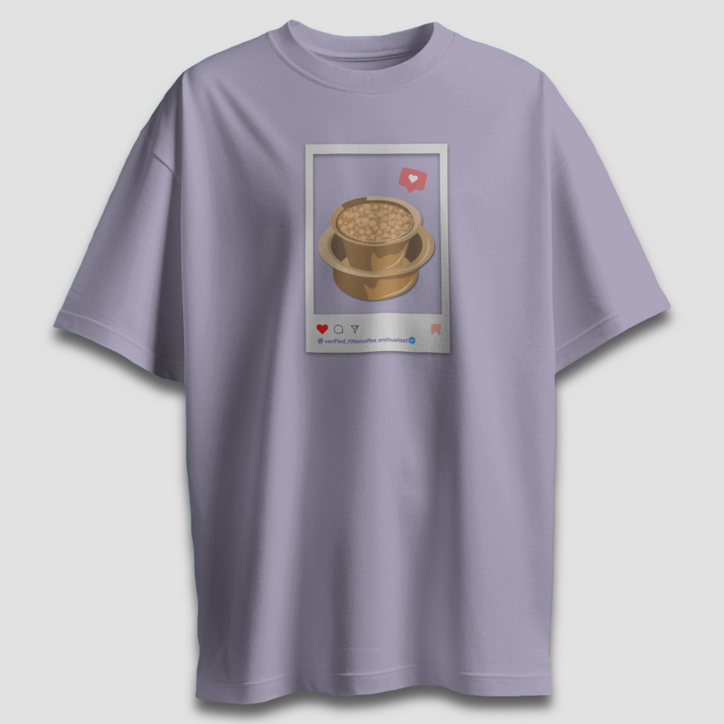 Filter Coffee Enthusiast - Chapter26 premium oversized graphic t-shirt detail