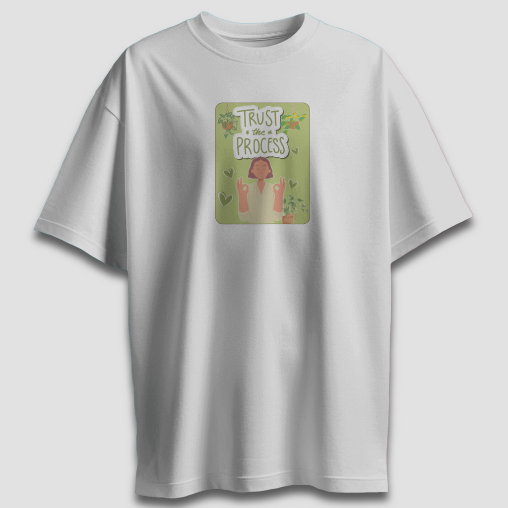 Trust The Process - Chapter26 premium oversized graphic t-shirt detail