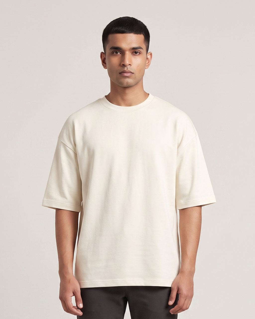 Off White oversized t-shirt front on model