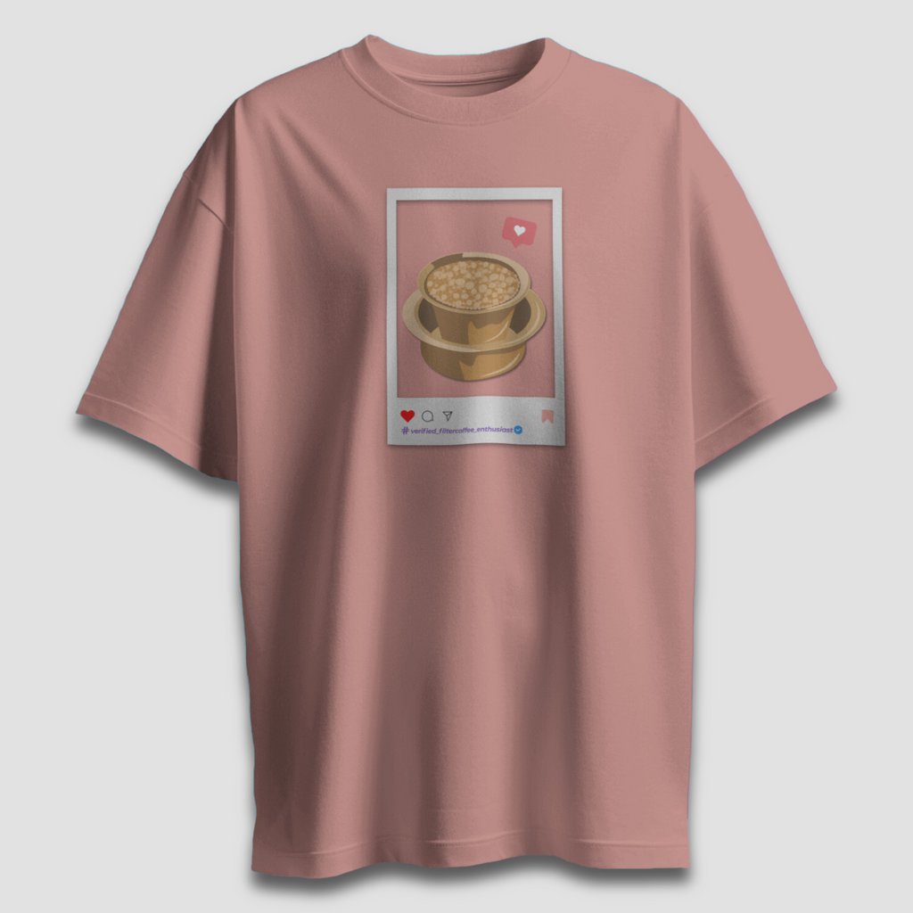 Filter Coffee Enthusiast - Chapter26 premium oversized graphic t-shirt detail
