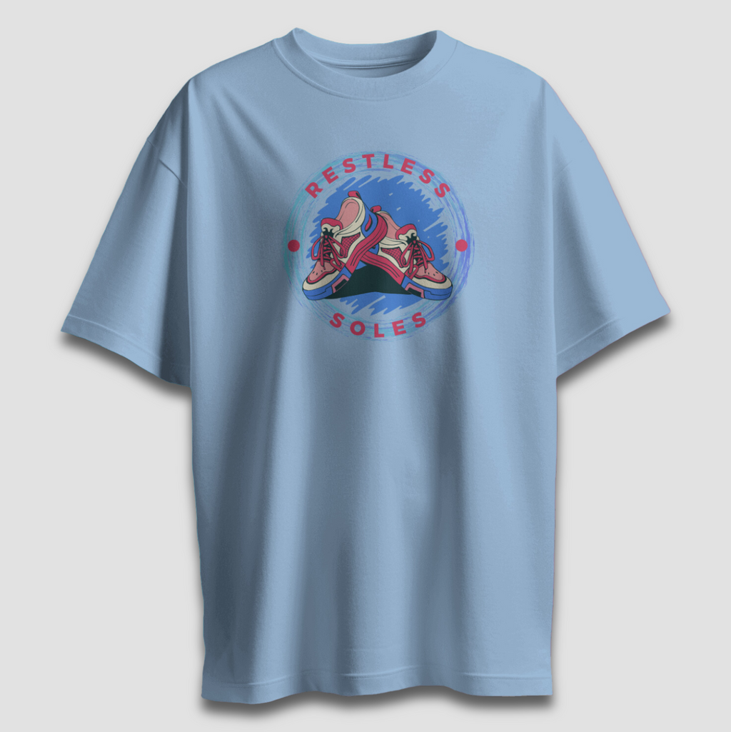 Restless Soles - Chapter26 premium oversized graphic t-shirt detail
