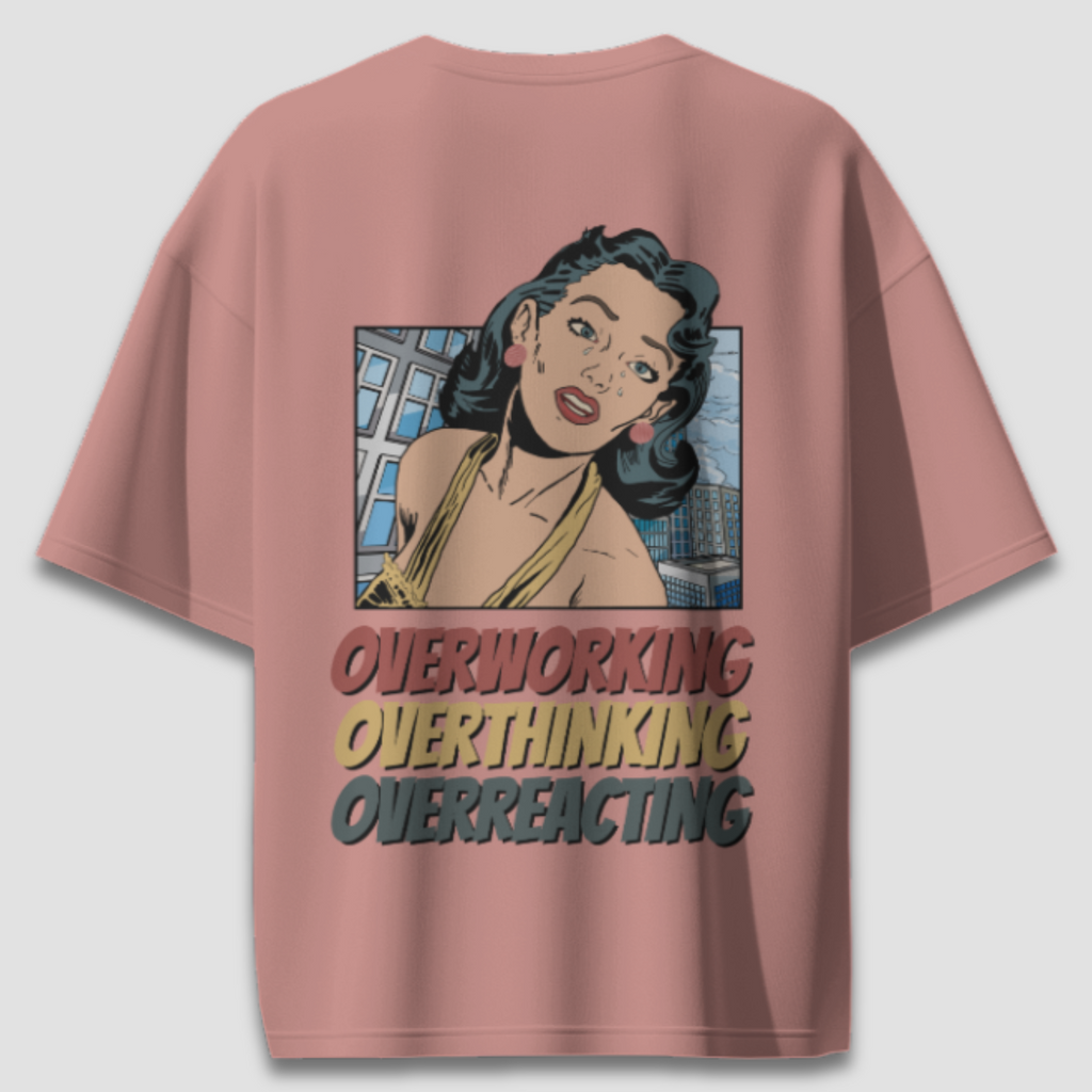 Overworking - Chapter26 premium oversized graphic t-shirt detail
