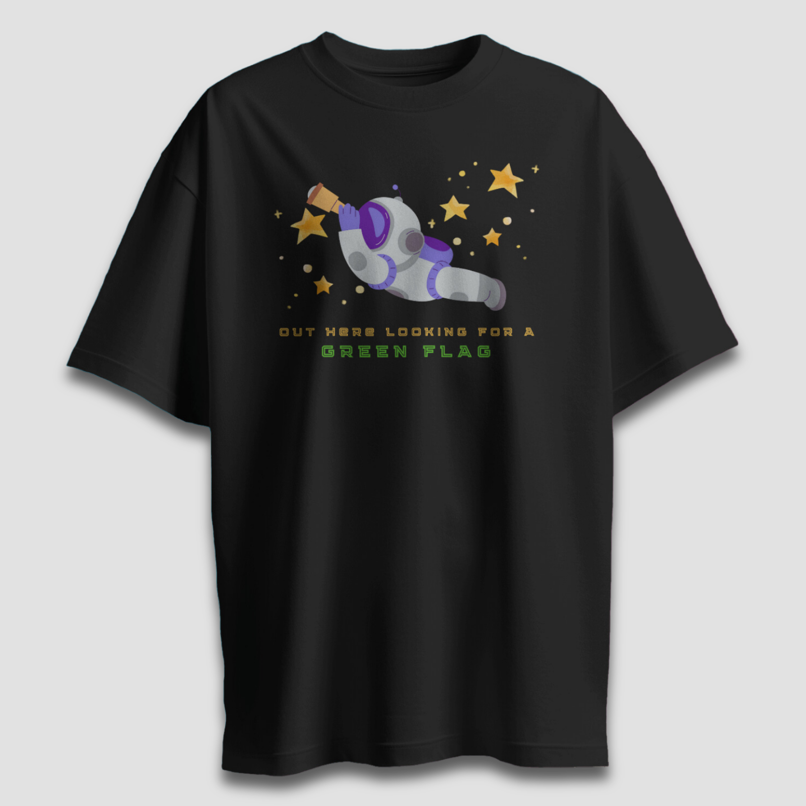 Looking for A Green Flag - Chapter26 premium oversized graphic t-shirt detail