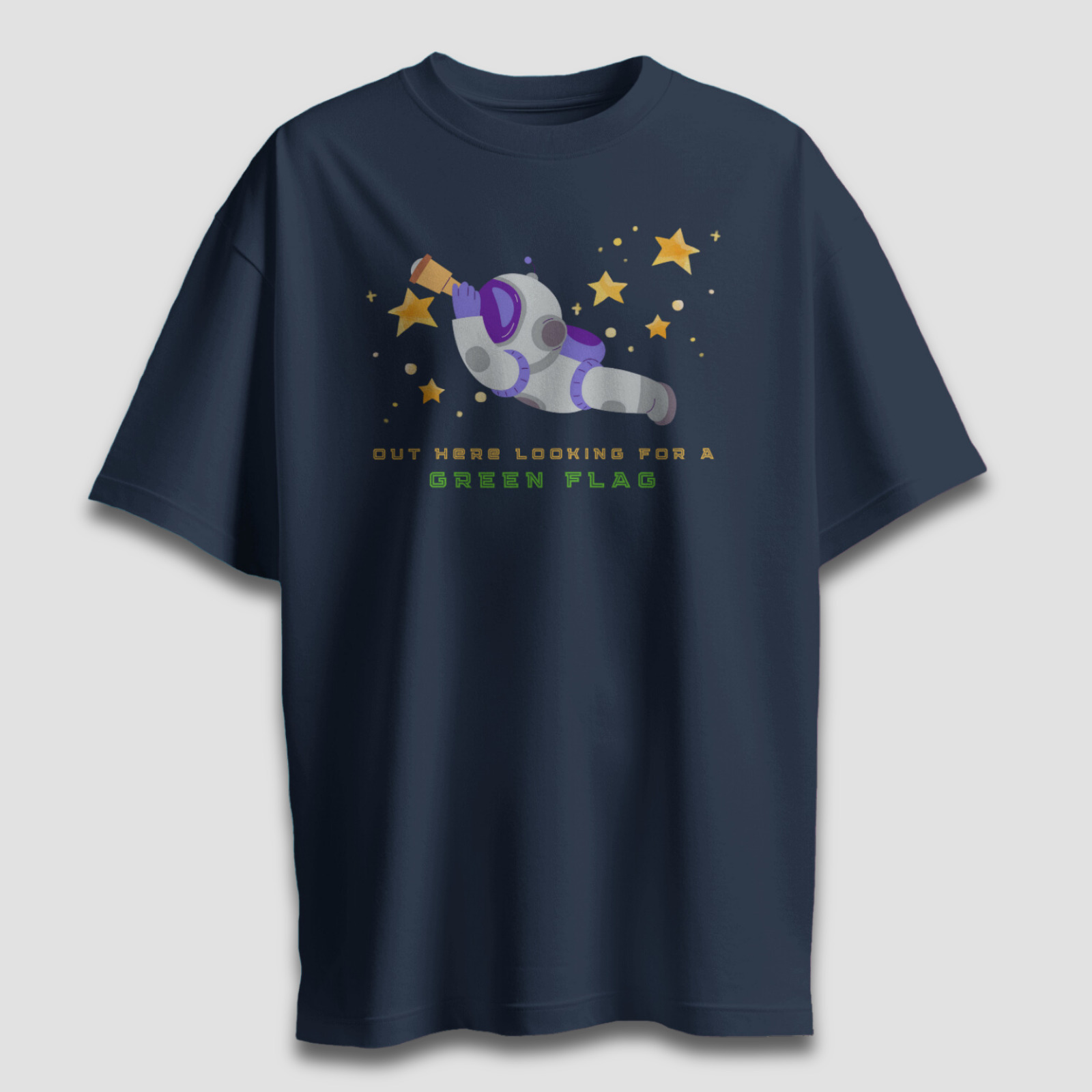 Looking for A Green Flag - Chapter26 premium oversized graphic t-shirt detail
