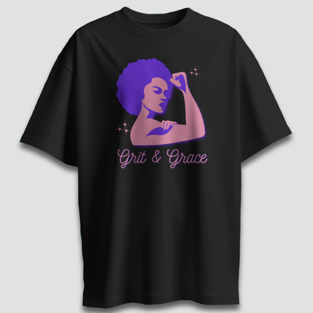 Grit and Grace - Chapter26 premium oversized graphic t-shirt detail