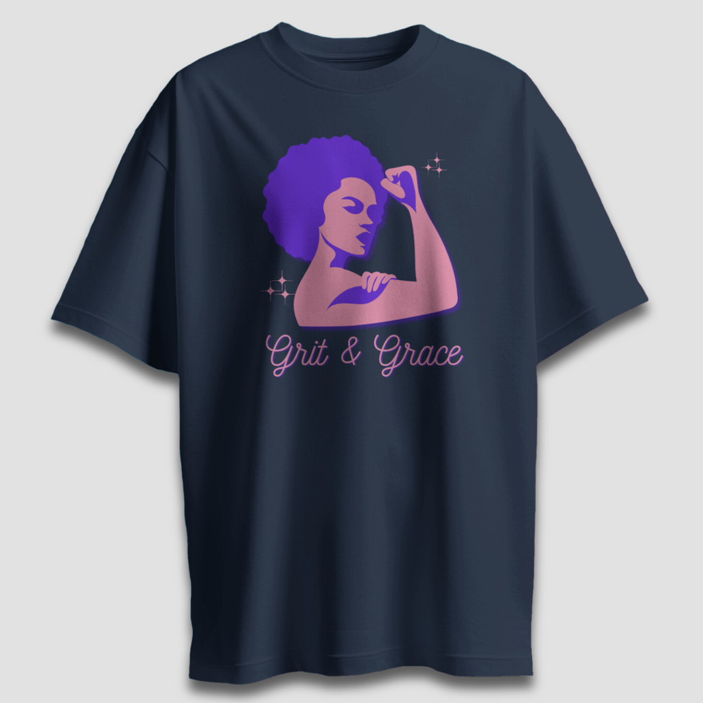 Grit and Grace - Chapter26 premium oversized graphic t-shirt detail