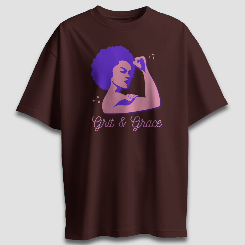 Grit and Grace - Chapter26 premium oversized graphic t-shirt detail