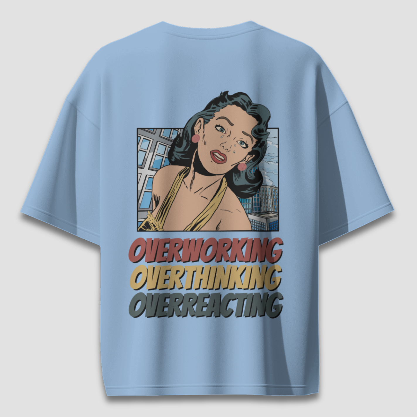 Overworking - Chapter26 premium oversized graphic t-shirt detail