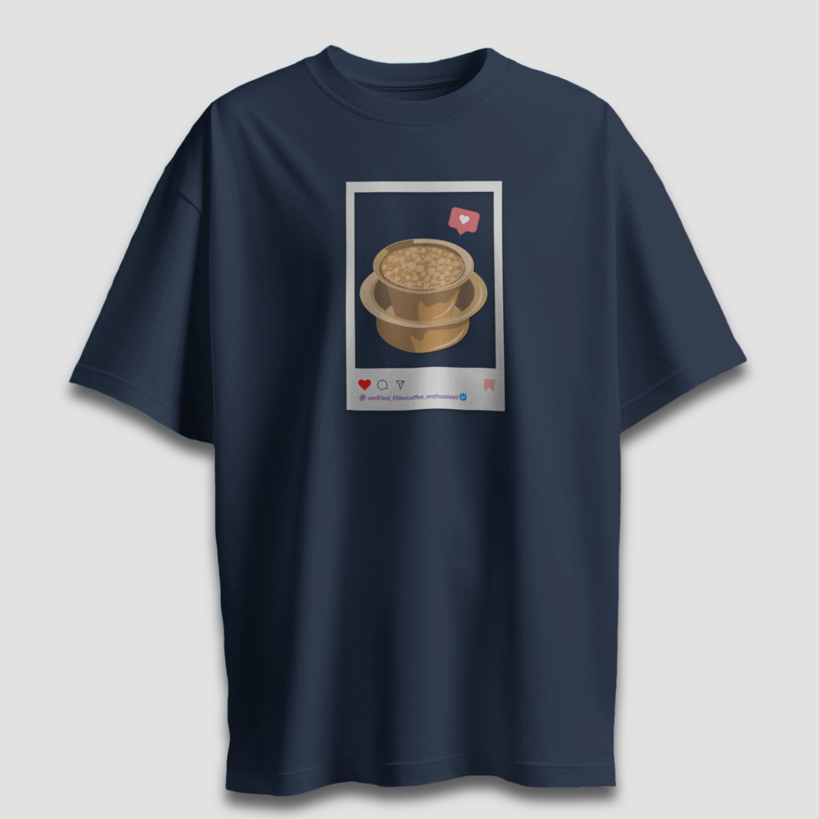 Filter Coffee Enthusiast - Chapter26 premium oversized graphic t-shirt detail