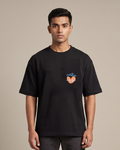 Cardio - Black - Chapter26 premium oversized graphic t-shirt, worn by a model