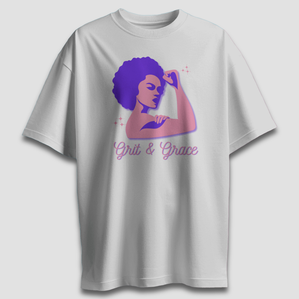 Grit and Grace - Chapter26 premium oversized graphic t-shirt detail