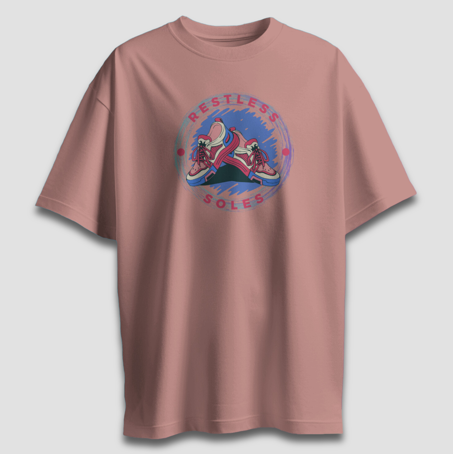 Restless Soles - Chapter26 premium oversized graphic t-shirt detail