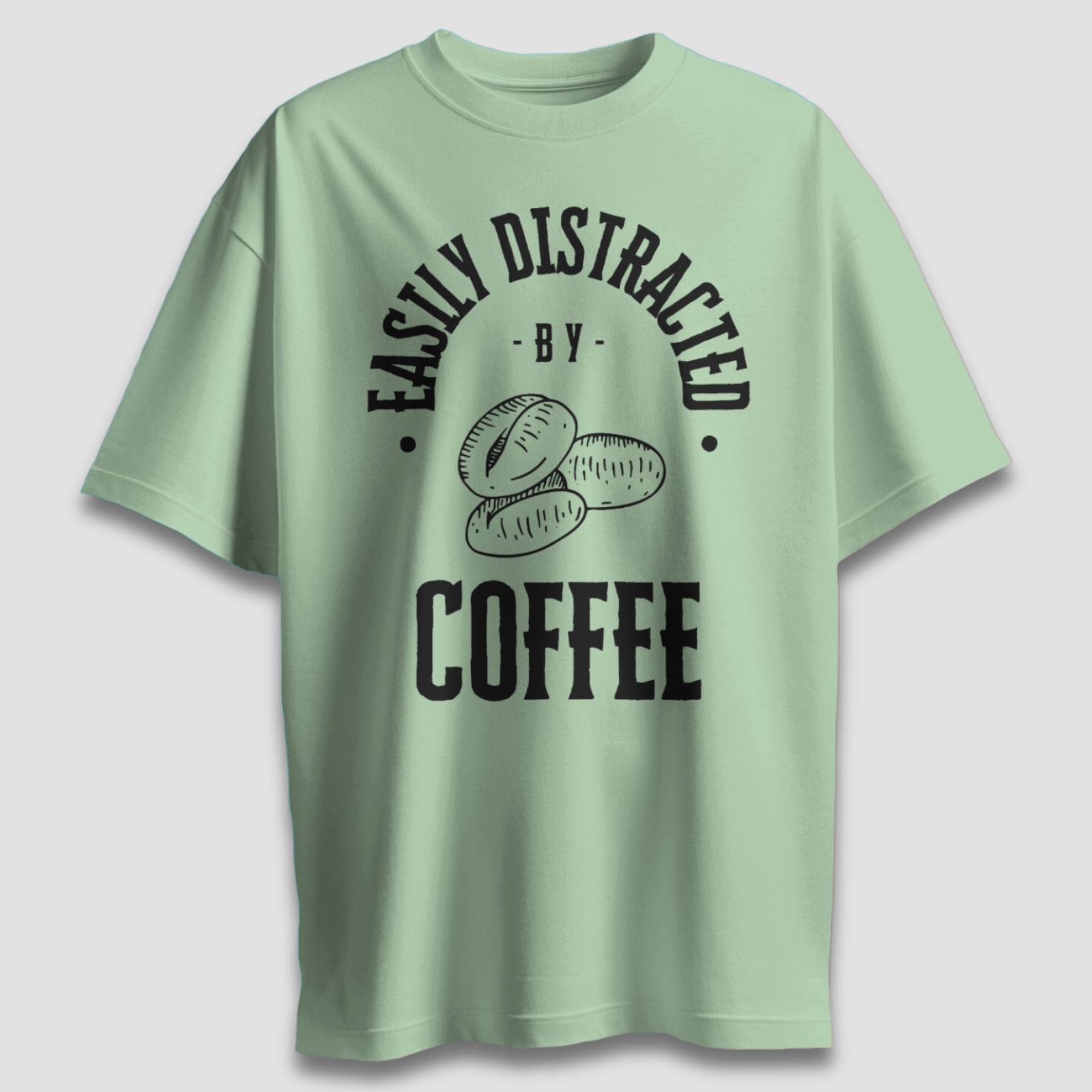 Distracted by Coffee Light - Chapter26 premium oversized graphic t-shirt