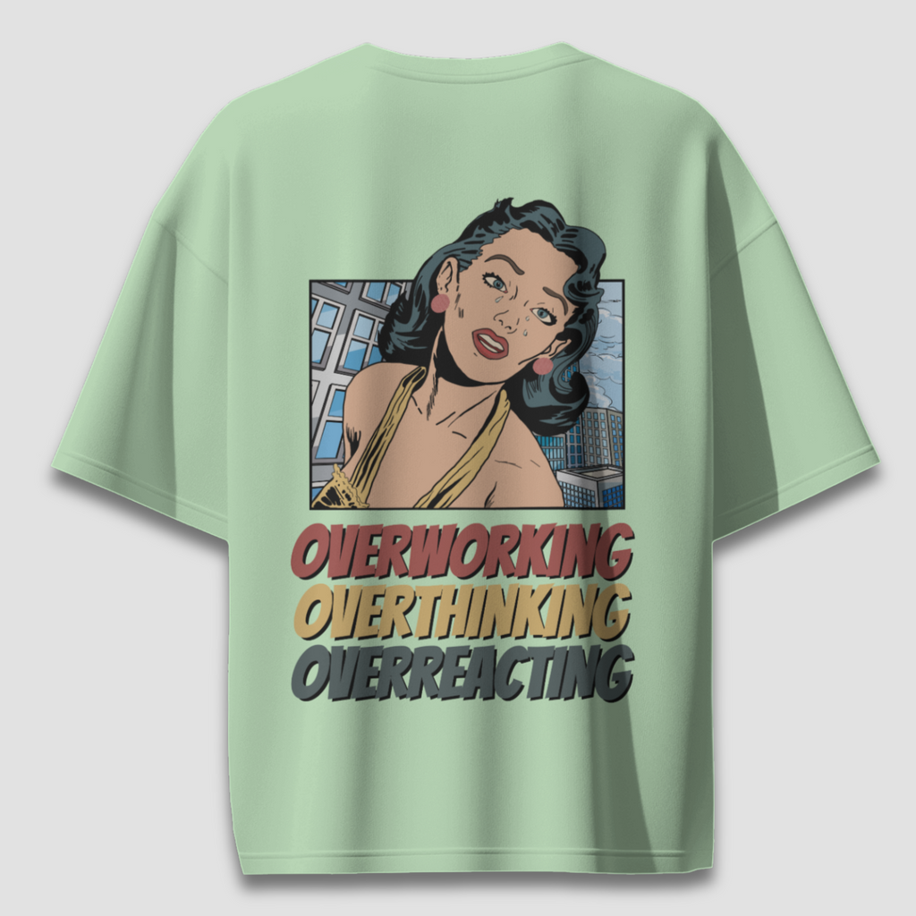 Overworking - Chapter26 premium oversized graphic t-shirt detail