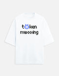 Token Maxxing - Light - White - Chapter26 premium oversized graphic t-shirt, shown flat