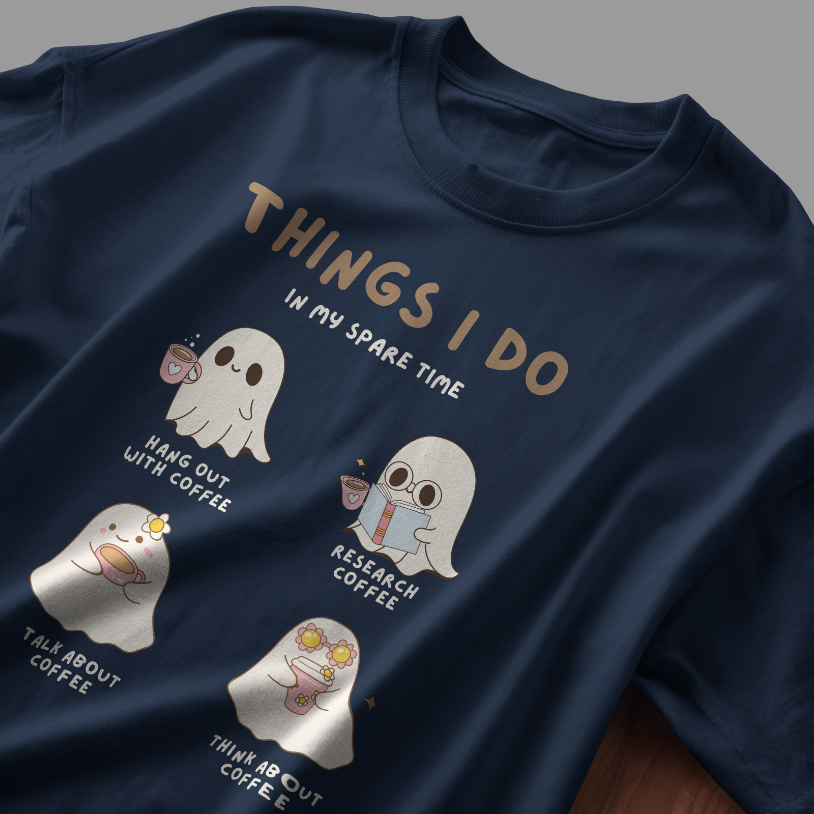 Things I Do with Coffee - Chapter26 premium oversized graphic t-shirt
